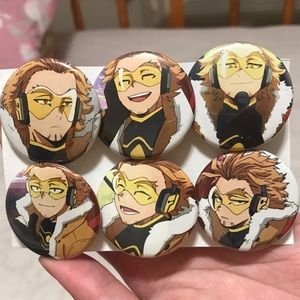 My Hero Academia Hawks Pinback Buttons
